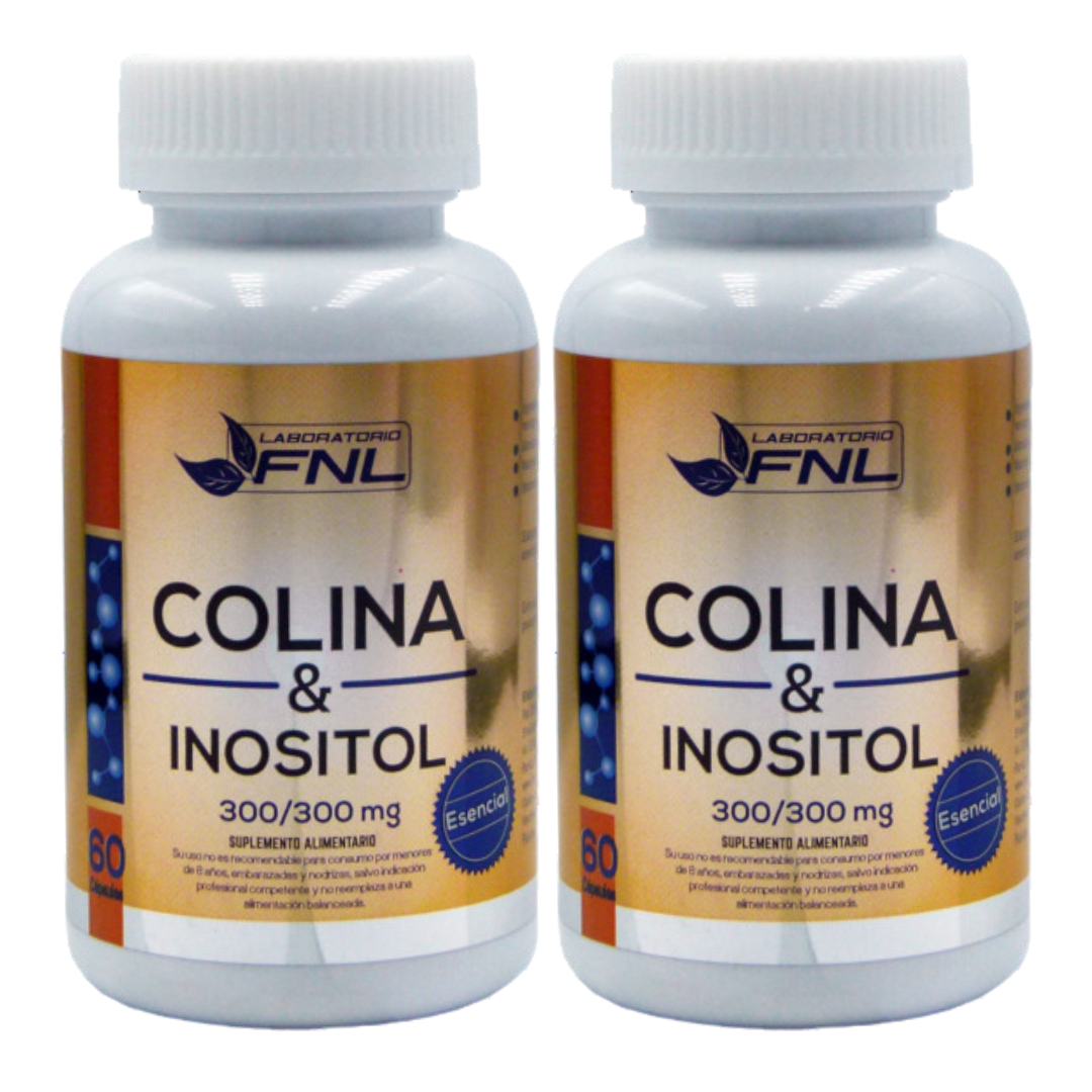 COLINA & INOSITOL 120 CÁPSULAS FNL PACK 2 FRASCOS - 1