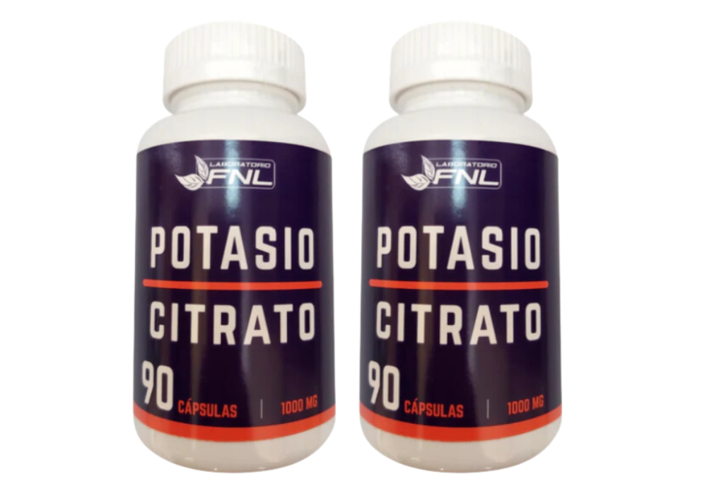 POTASIO CITRATO 500MG 180 CAPSULAS FNL PACK 2 FRASCOS - 1