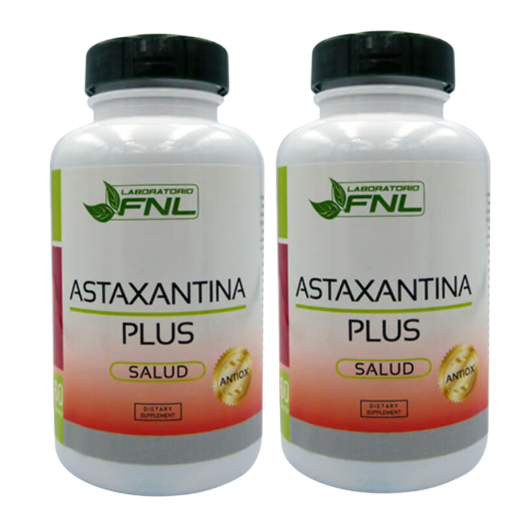 ASTAXANTINA PLUS 120 CÁPSULAS BLANDAS FNL PACK 2 FRASCOS - 1