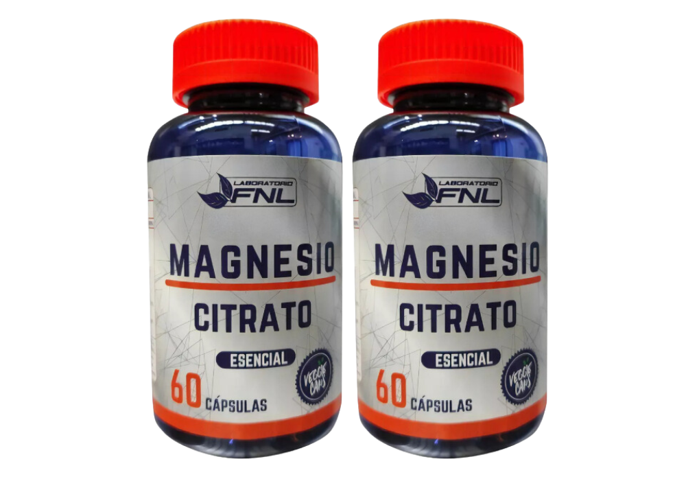 MAGNESIO CITRATO 175MG 120 CAPSULAS FNL PACK 2 FRASCOS - 1
