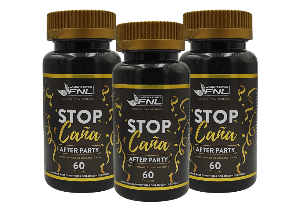 STOP CAÑA 180 CAPSULAS FNL PACK 3 FRASCOS - 1