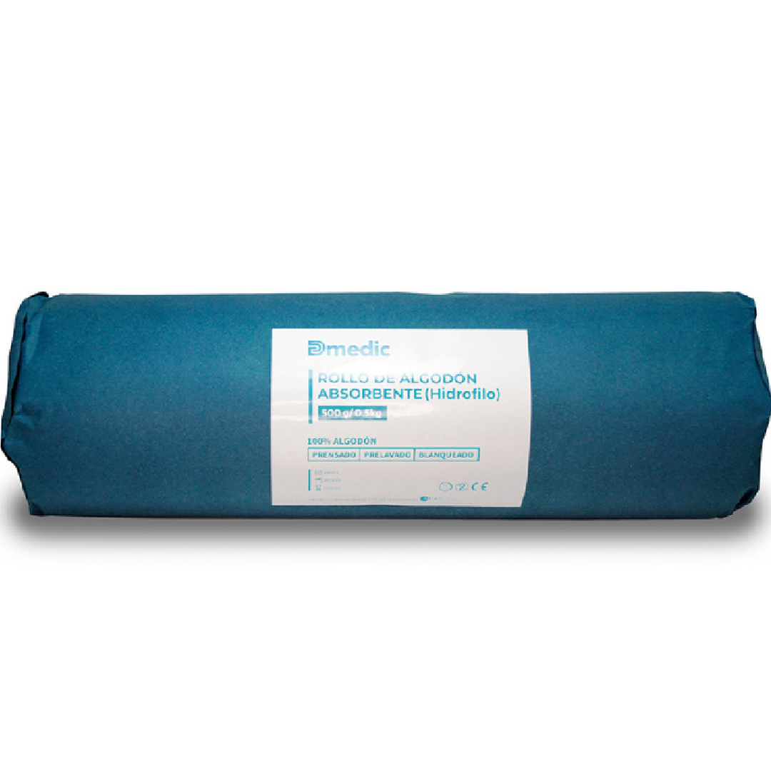 ALGODÓN HIDRÓFILO PRENSADO 500GR DMEDIC - 1
