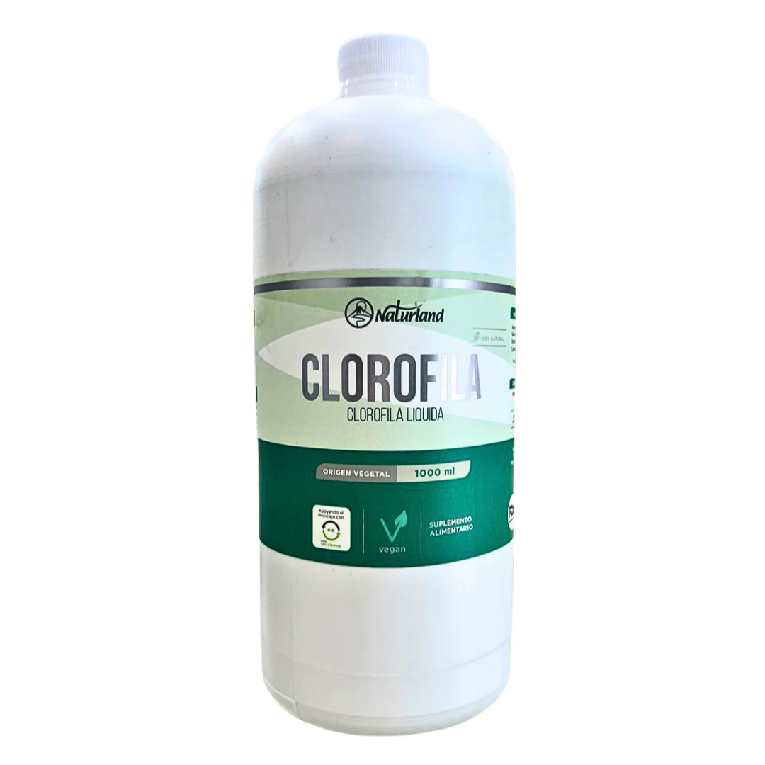 CLOROFILA LIQUIDA 100% NATURAL 1000ML NATURLAND - 1