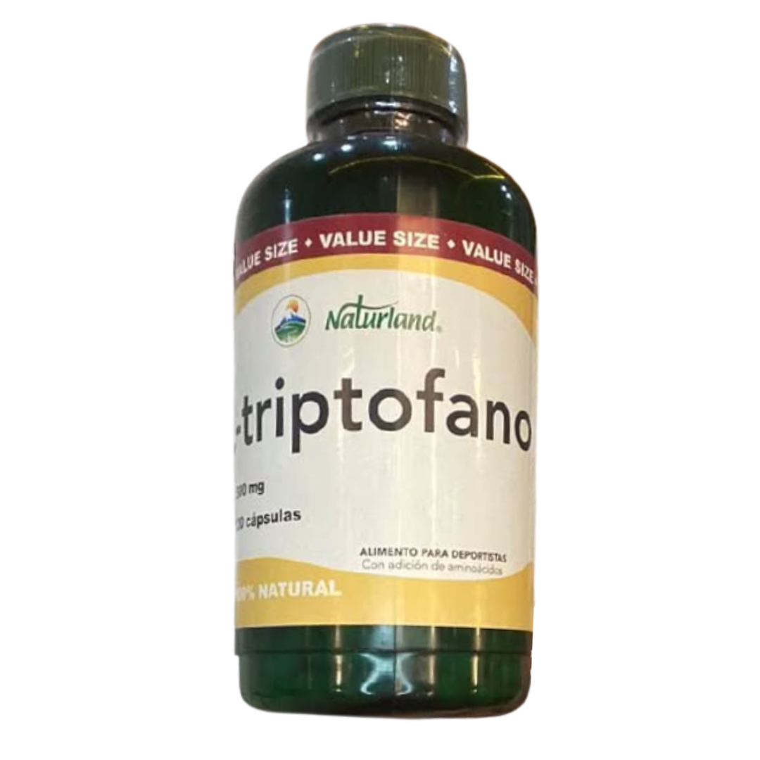 L - TRIPTÓFANO 500MG 120 CÁPSULAS NATURLAND - 1