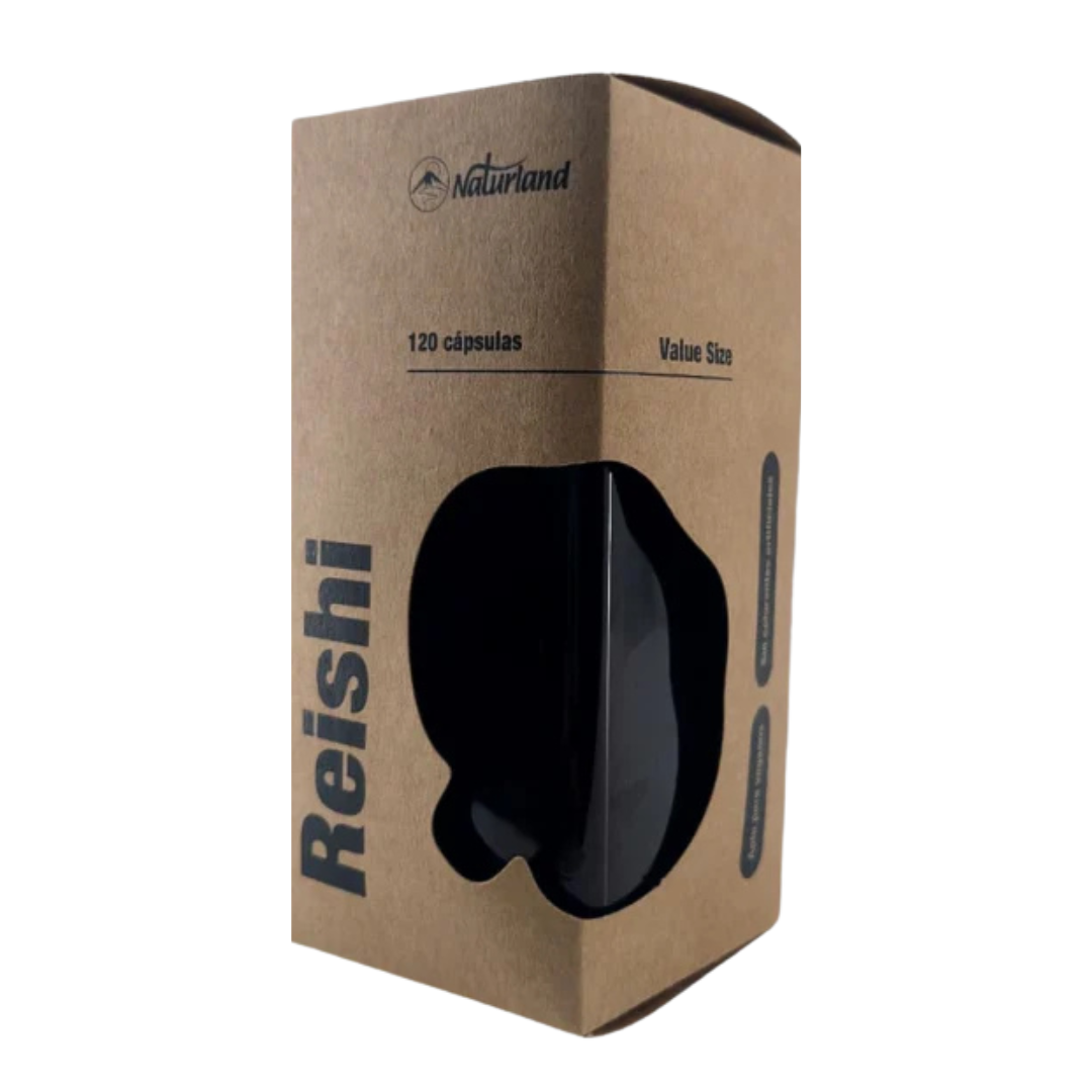REISHI HONGO MEDICINAL 400MG 120 CÁPSULAS NATURLAND - 1