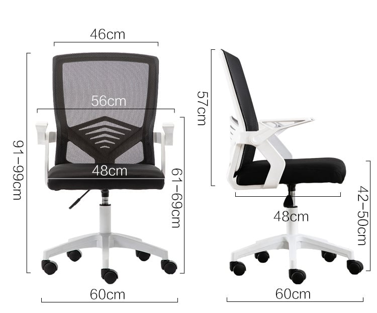 SILLA PARA OFICINA ESCRITORIO EJECUTIVA RESPALDO CON MALLA - 2