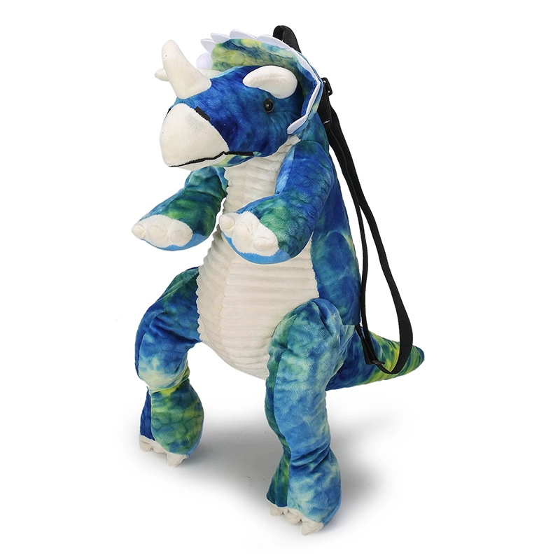 MOCHILA DE DINOSAURIO AZUL - 1