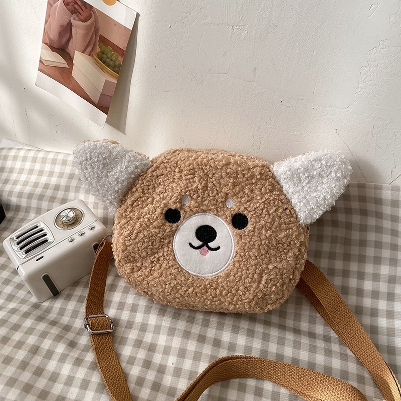 CARTERA PERRO PELUDO BOLSO INFANTIL MINI BAG - 1
