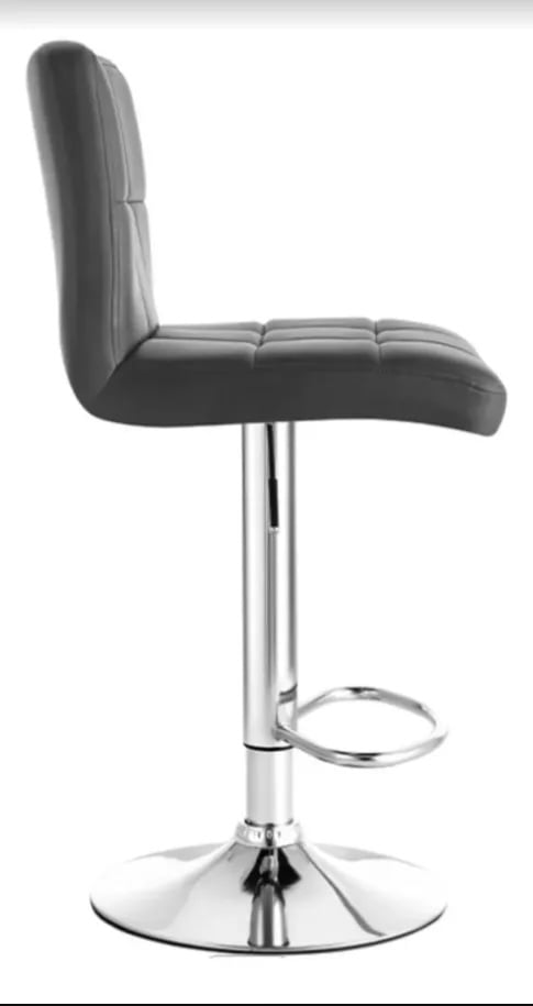 SILLA PISO BAR ALTURA REGULABLE TABURETE CON RESPALDO BJ003 - 2