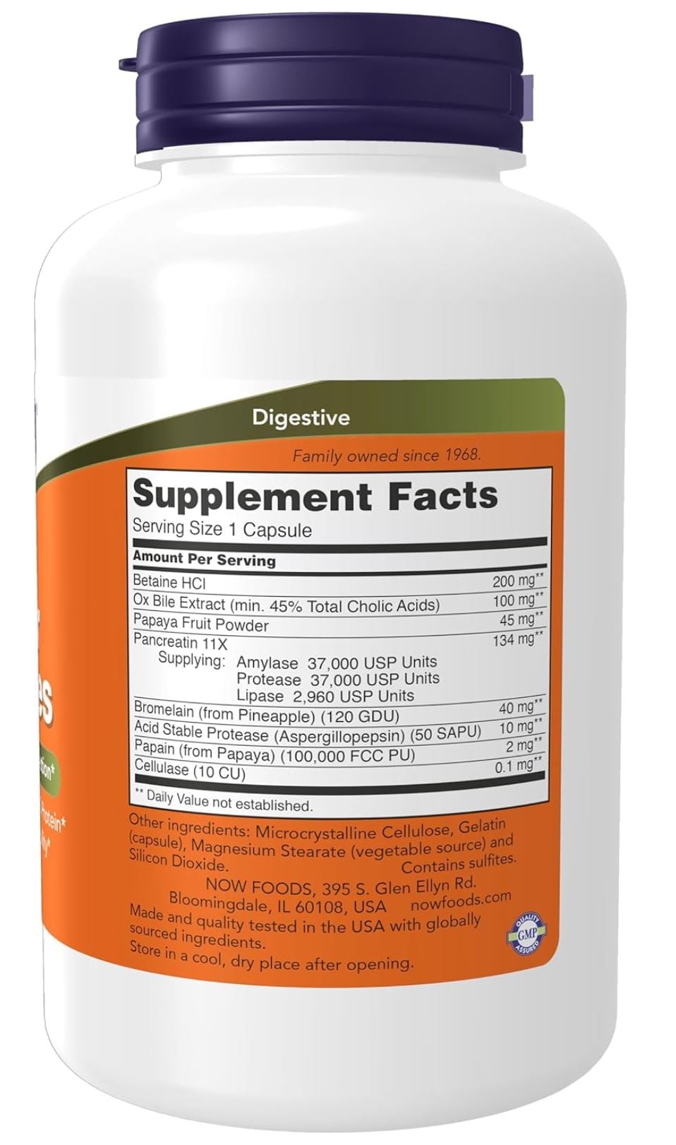SUPLEMENTO NOW FOODS SUPER ENZIMAS DIGESTIVAS MARCA - 2
