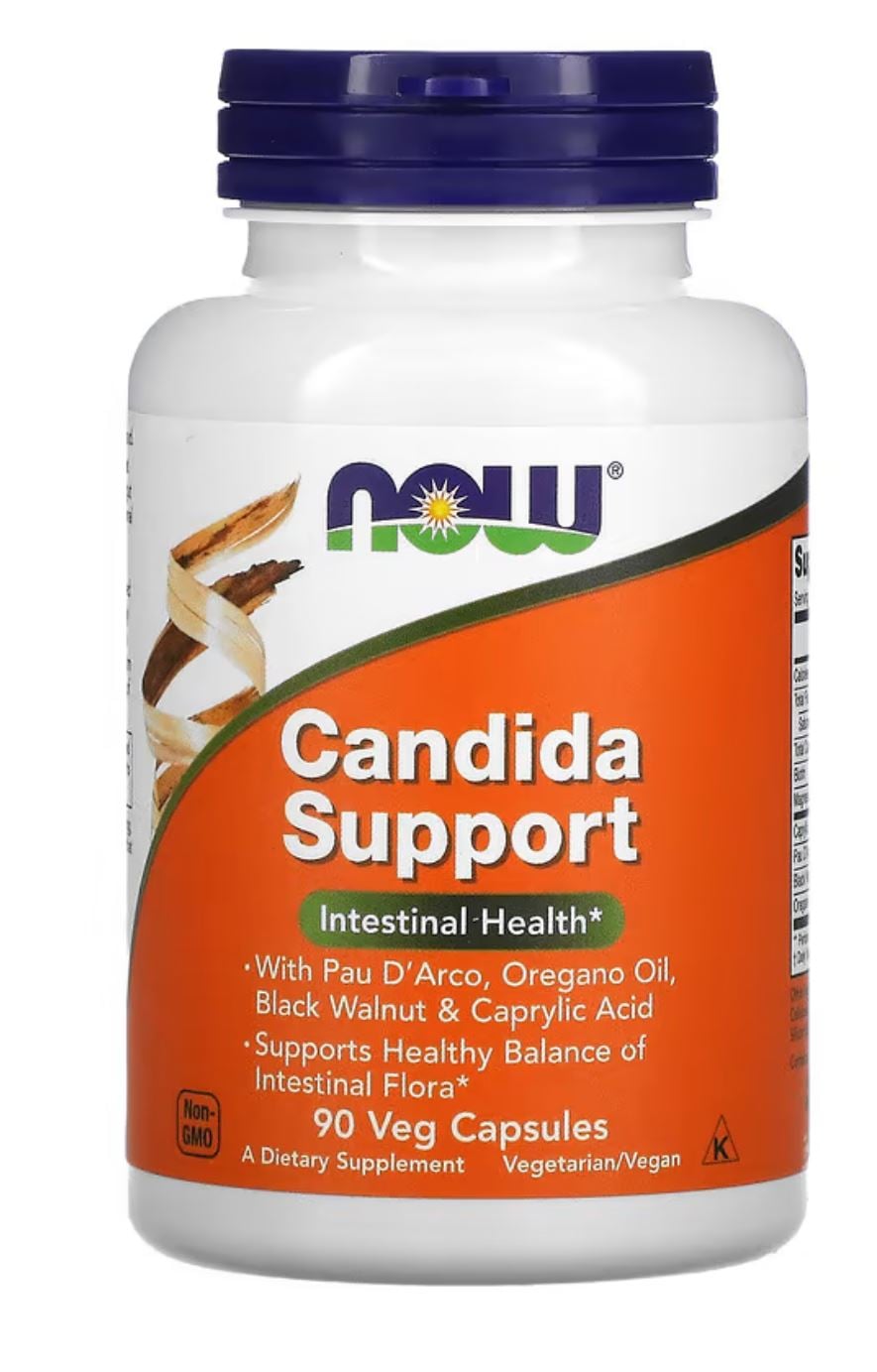SUPLEMENTO NOW FOODS CANDIDA SUPPORT CAPSULAS 90 UN - 1
