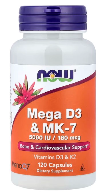 MEGA D3 & MK7 - NOW FOODS - 1