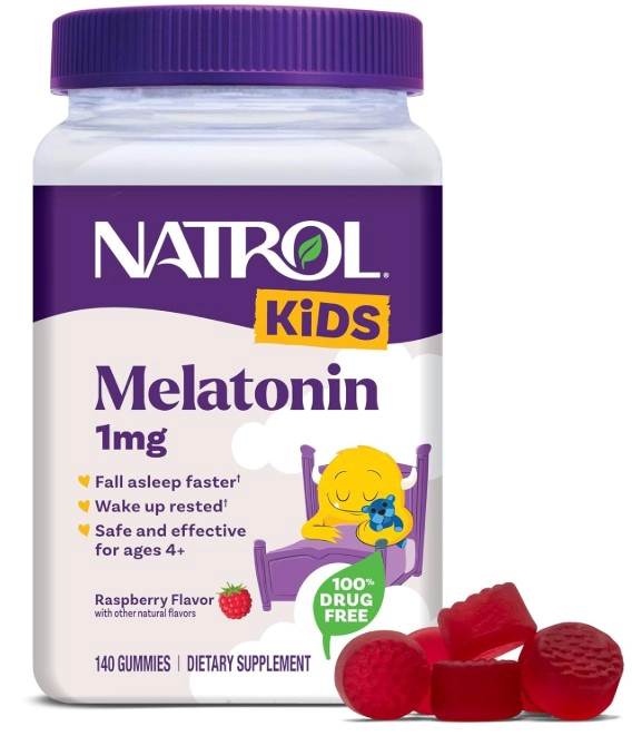 NATROL MELATONINA 1 MG – 140 GOMITAS SABOR FRESA - 1