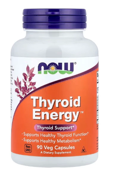 NOW FOODS THYROID ENERGY™ | 90 CAPSULAS VEGANAS - 1