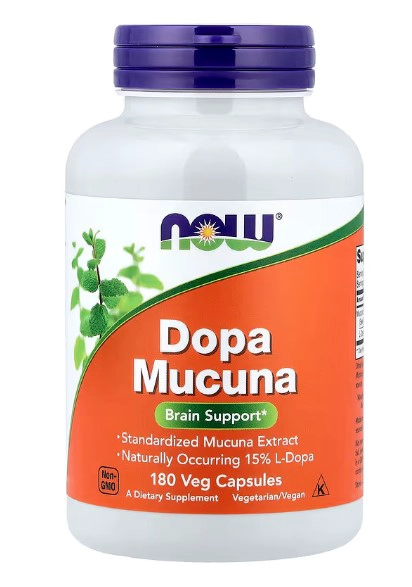 NOW FOODS DOPA MUCUNA® | 180 CAPSULAS VEGANAS - 1