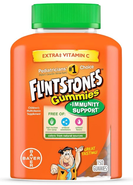 FLINTSTONES CHILDREN'S MULTIVITAMIN GUMMIES + IMMUNITY SUPPORT | 150 GOMITAS - 1