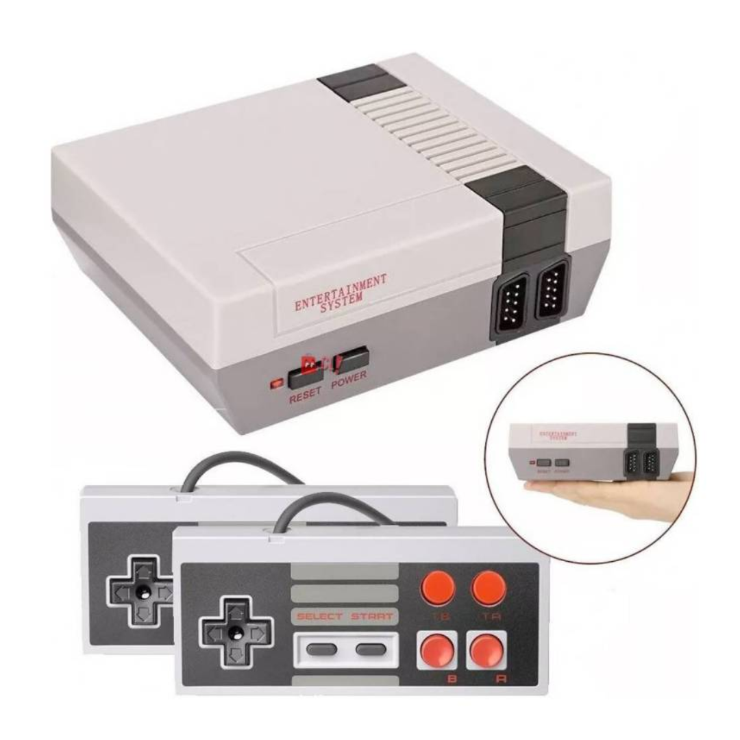CONSOLA RETRO MINI NES 620 JUEGOS GRIS CLARO - 2