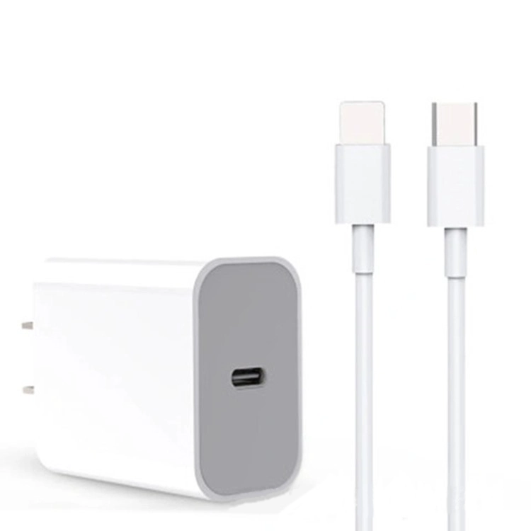 CARGADOR IPHONE IPAD 18W CARGA RÁPIDA + USB-C A LIGHTNING - 1