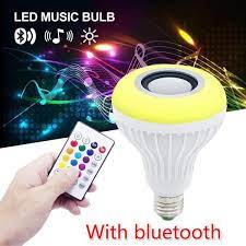 AMPOLLETA PARLANTE BLUETOOTH COLORES CONTROL REMOTO - 3