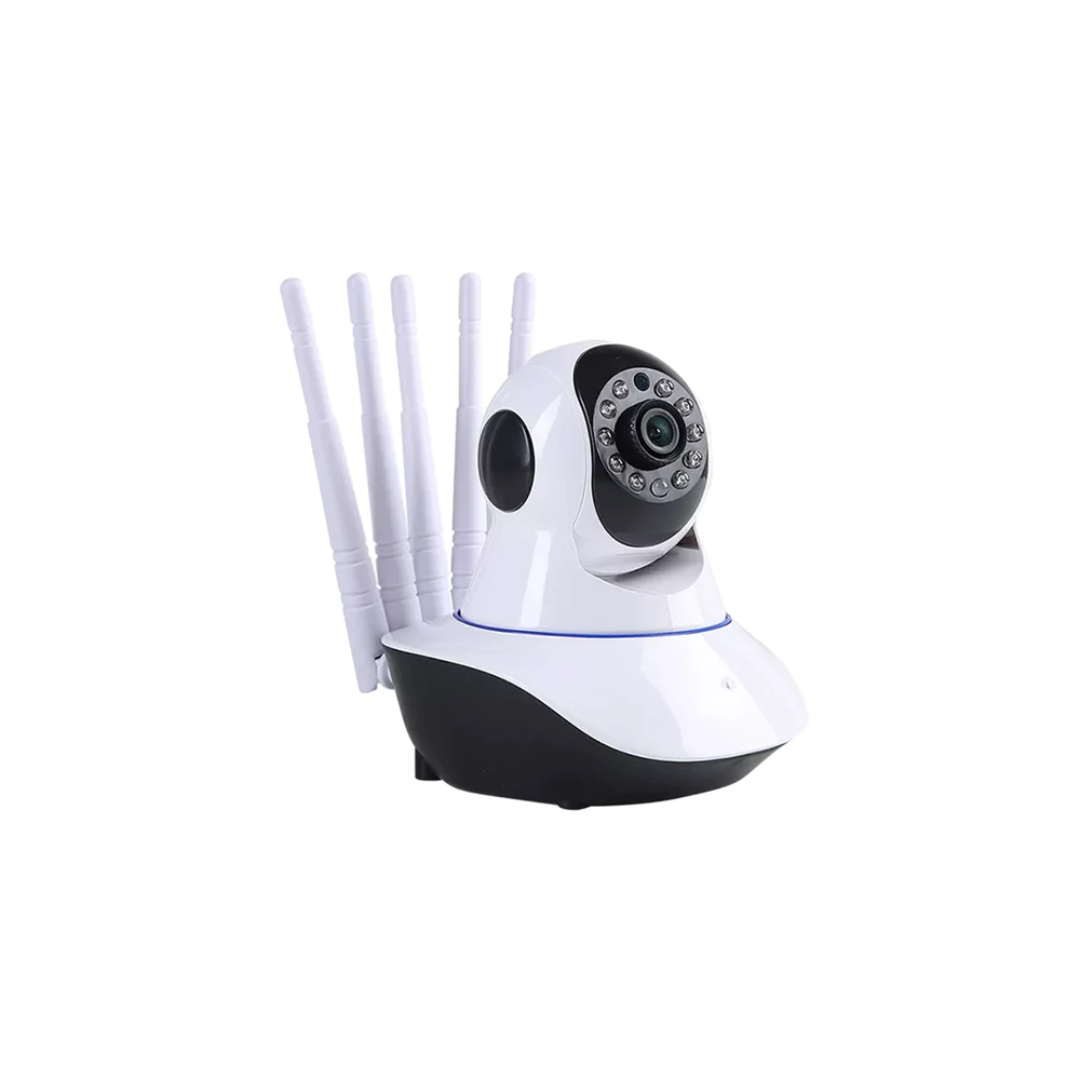 CAMARA GOSHGG GOSHH SEGURIDAD IP WIFI 5 ANTENAS 360° BLANCA - 1