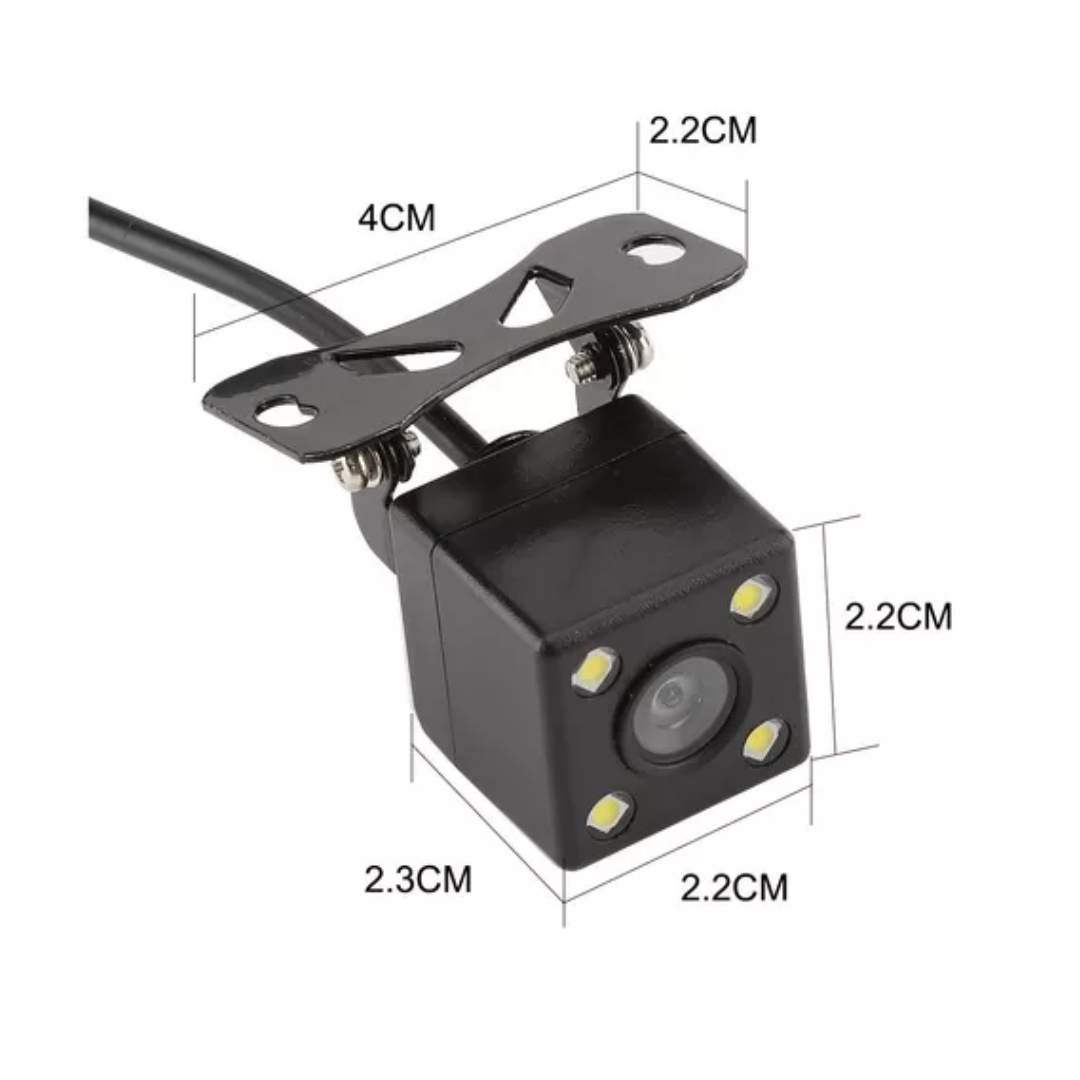 CÁMARA RETROCESO AUTO GOSHGG CON LUZ LED IMPERMEABLE - 2