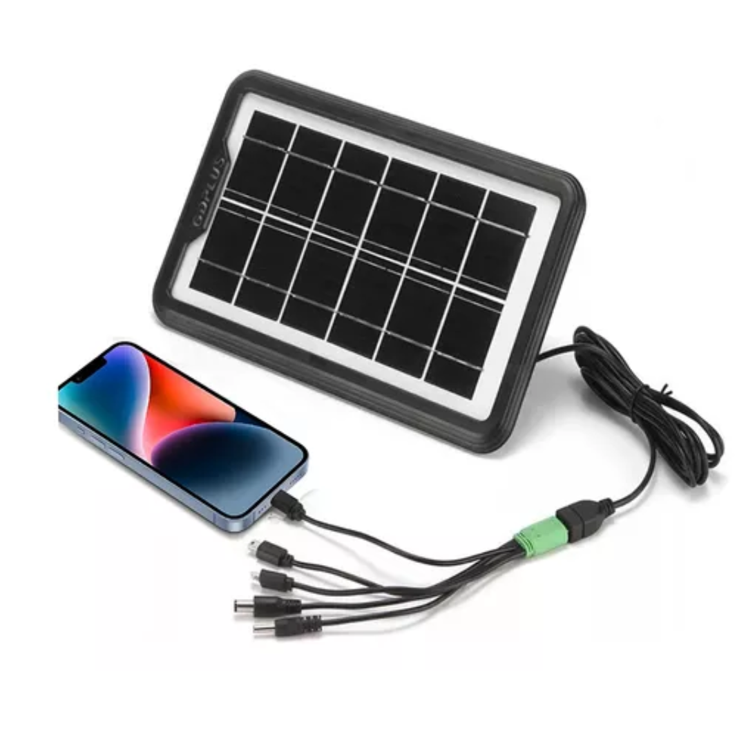 Ripley cargador panel solar portatil 6v 3 5w