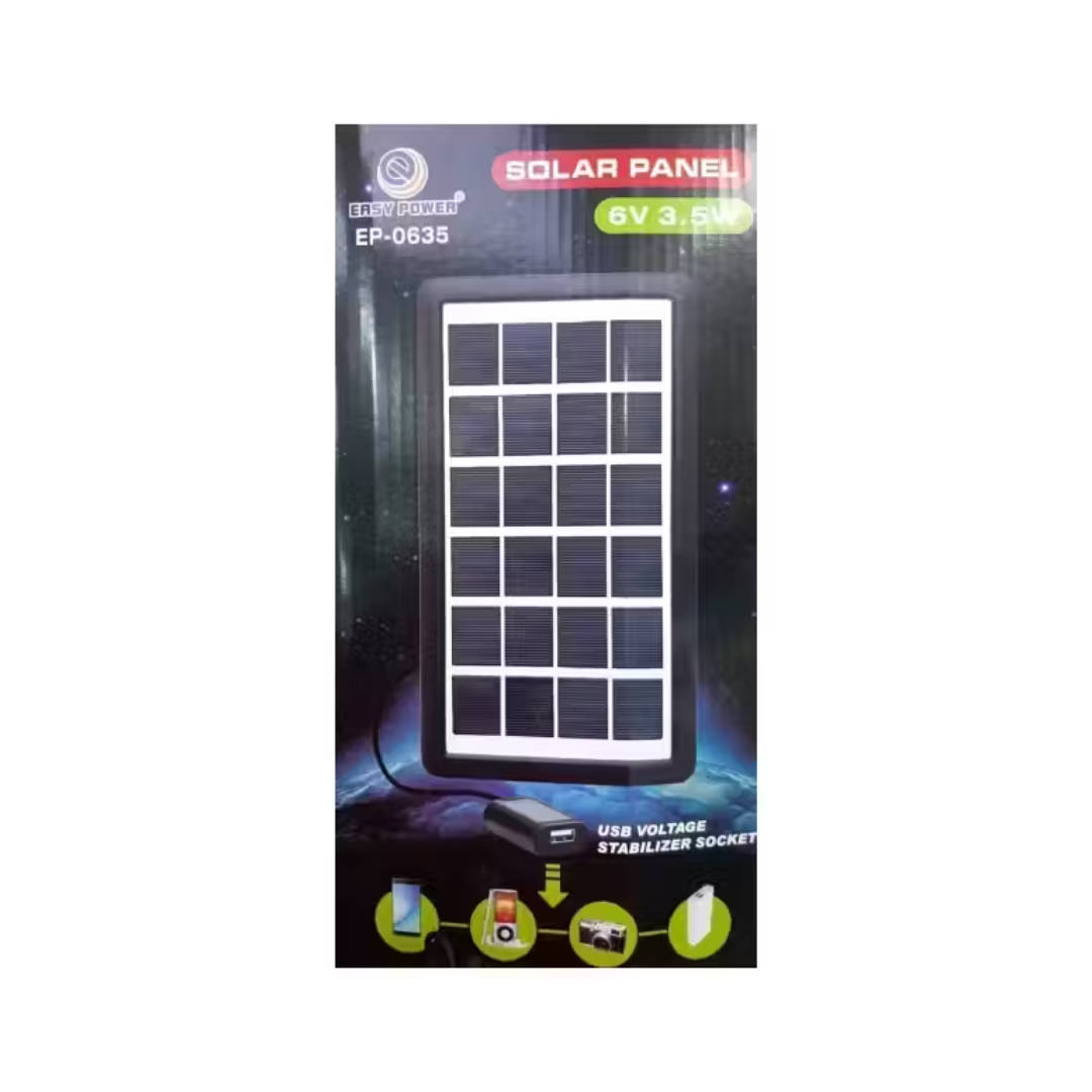 CARGADOR GOSHGG PANEL SOLAR PORTATIL 6V 3.5W - 3