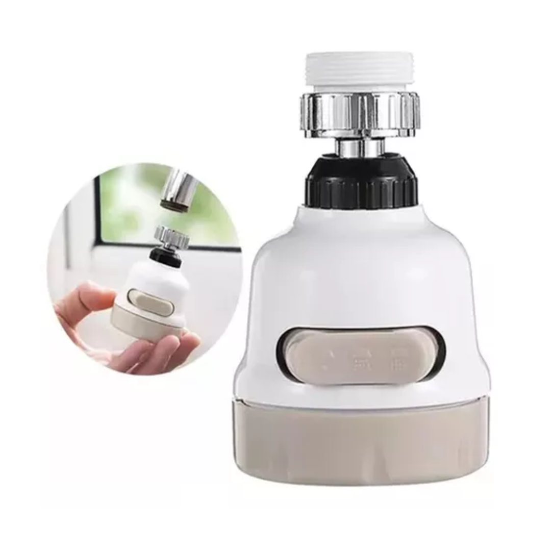 FILTRO DE LLAVE PARA LAVAPLATOS CON POTENCIADOR AHORRA AGUA - 1