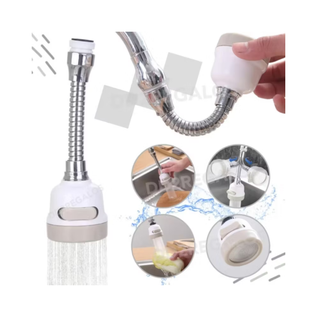 FILTRO DE LLAVE PARA LAVAPLATOS CON POTENCIADOR AHORRA AGUA - 2