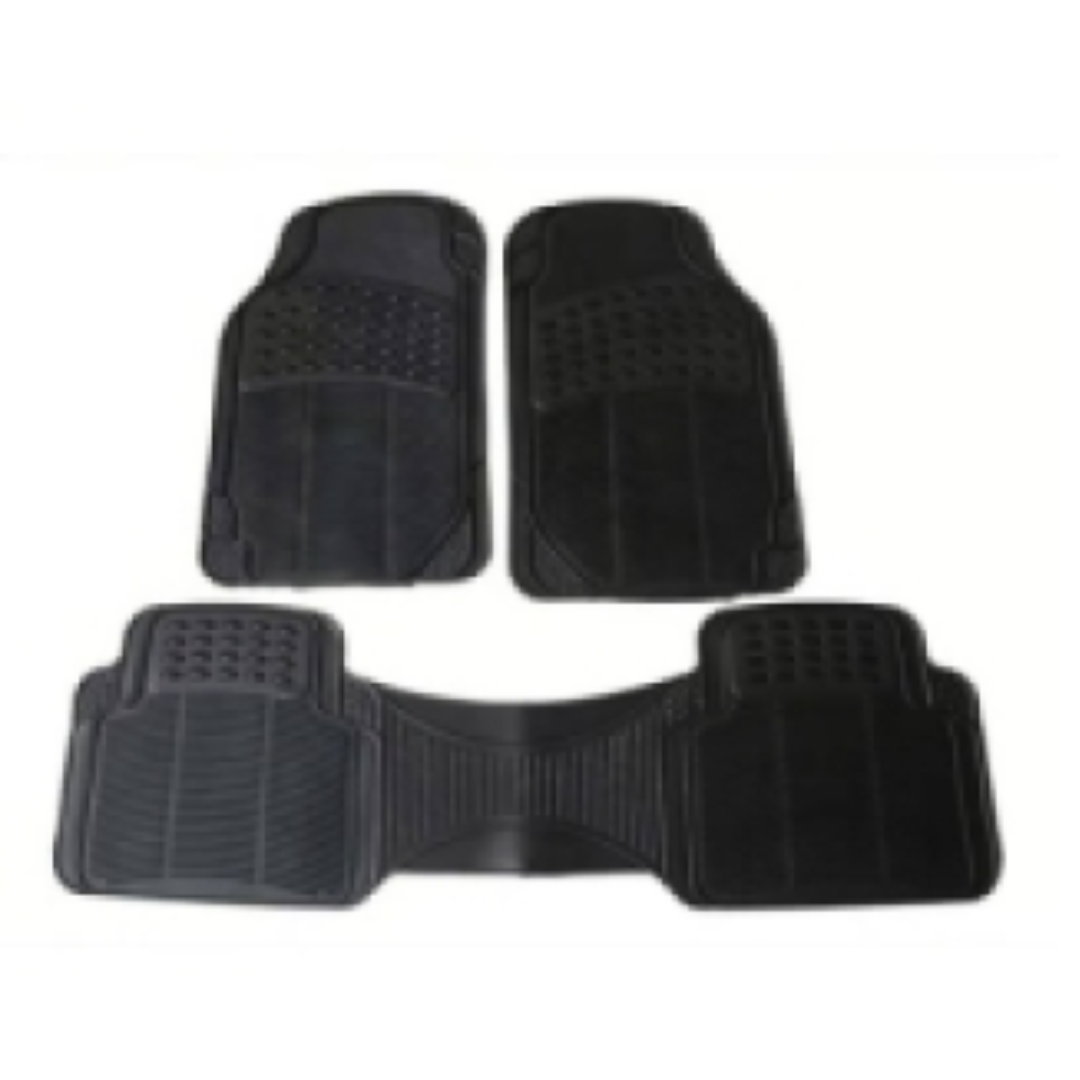 ALFOMBRAS GOSHGG PISO DE GOMA PARA AUTO UNIVERSAL NEGRO - 2