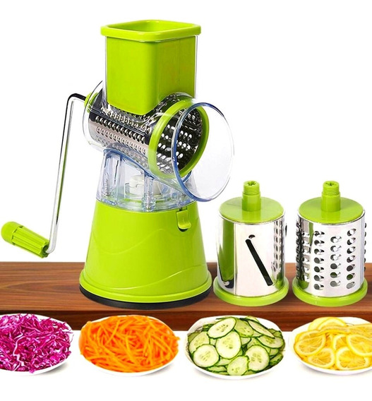 RALLADOR REBANADOR CORTADOR VERDURAS FRUTAS - 1