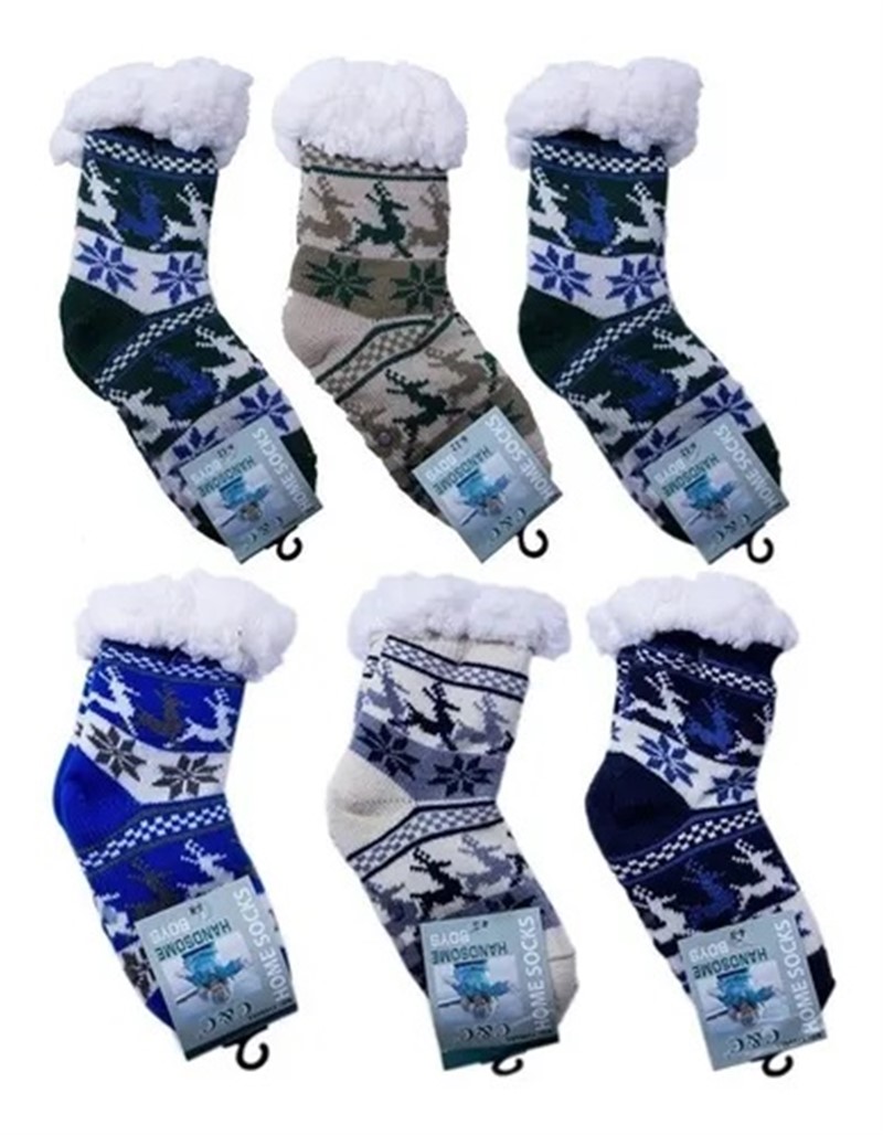 CALCETIN ALGODÓN ORGÁNICO GOSHGG 6PACK CHIPORRO ANTIDESLIZANTE PANTUFLAS - 2