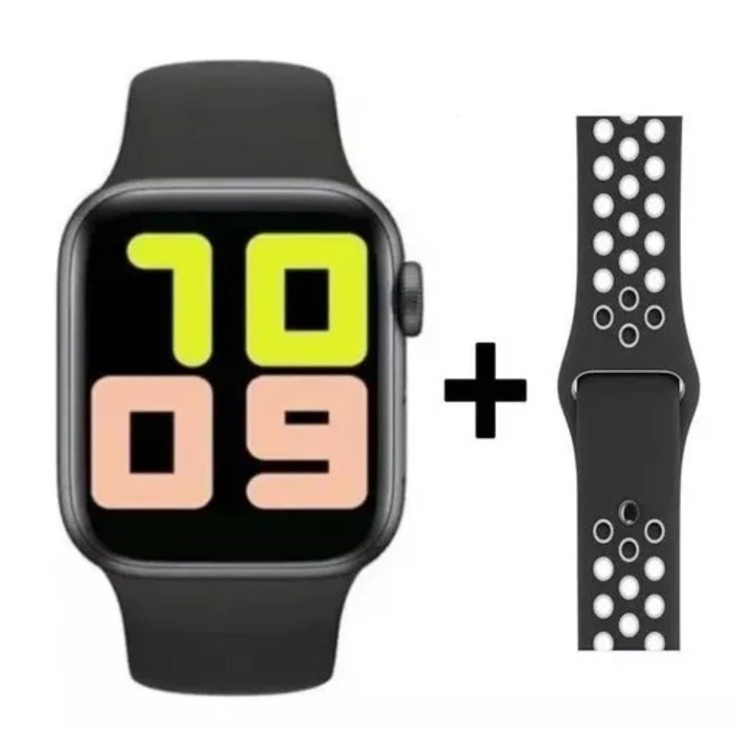 COMBO SMARTWATCH GOSHGG T55 PRO MAX NEGRO + AUDIFONOS INALAMBRICOS - 2