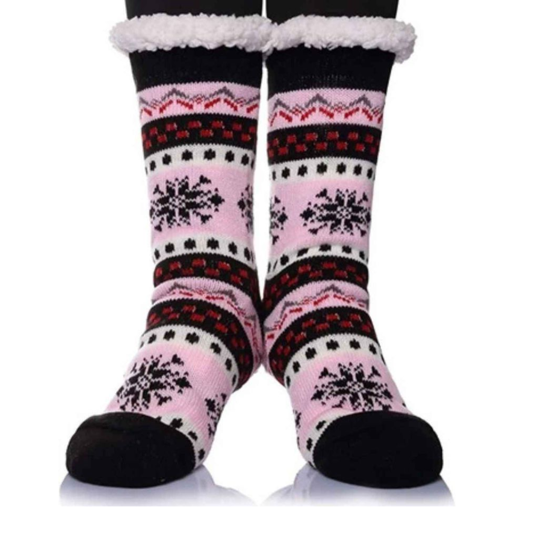 3PACK CALCETIN POLAR GOSHGG GOSHH MULTICOLOR CHIPORRO ANTIDESLIZANTE PANTUFLAS - 1