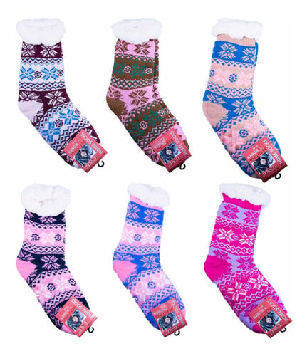 CALCETIN ALGODÓN ORGÁNICO GOSHGG 3PACK CHIPORRO ANTIDESLIZANTE PANTUFLAS - 1