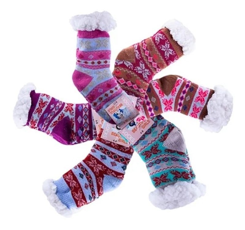 CALCETIN ALGODÓN ORGÁNICO GOSHGG 3PACK CHIPORRO ANTIDESLIZANTE PANTUFLAS - 2