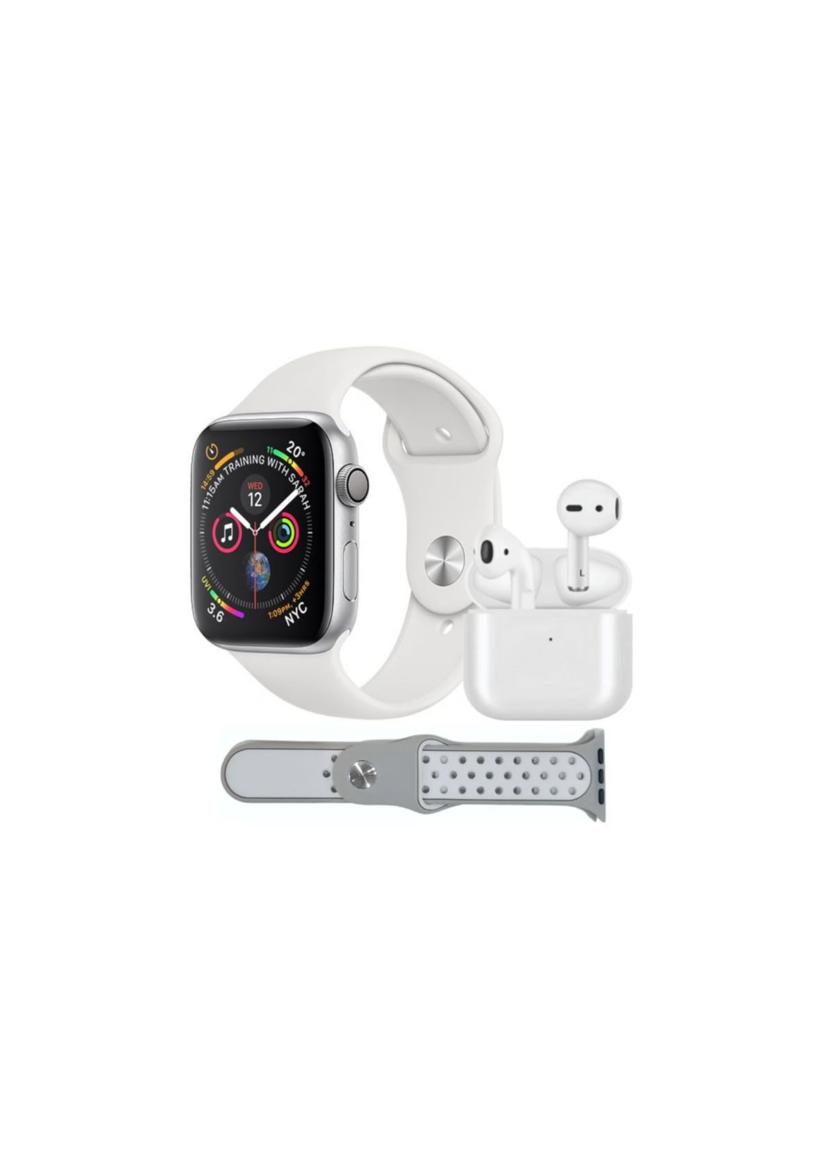 COMBO SMARTWATCH GOSHGG T55 PRO MAX BLANCO + AUDIFONOS INALAMBRICOS - 2