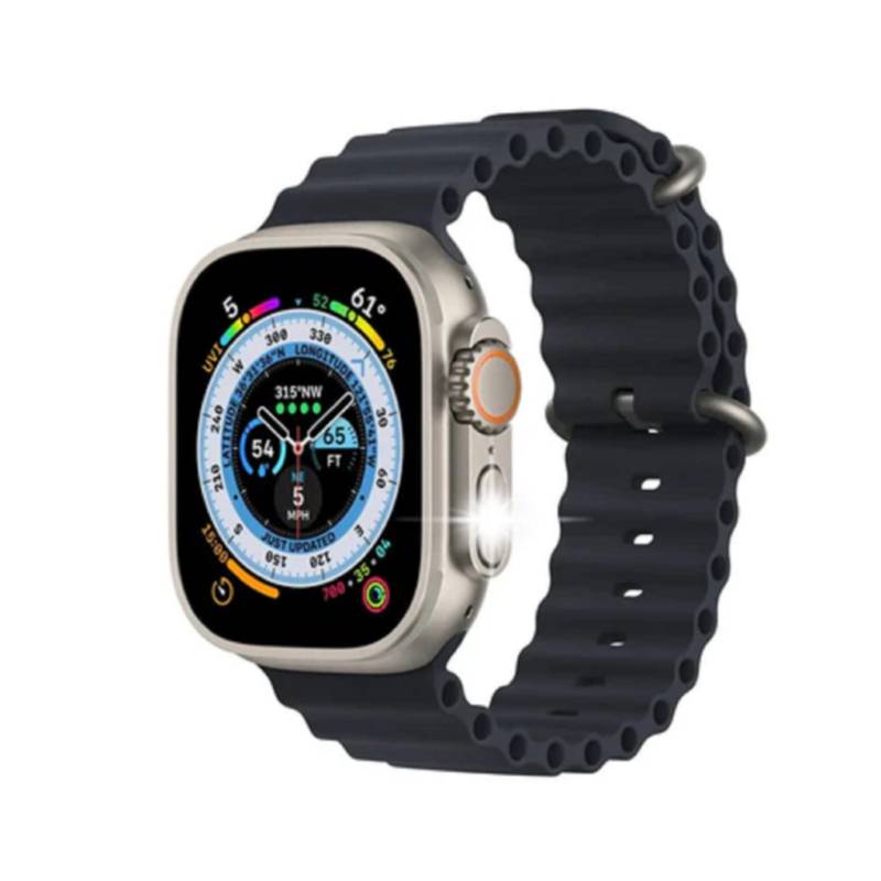 COMBO SMARTWATCH GOSHGG ULTRA 9 NEGRO + 4 CORREAS - 1