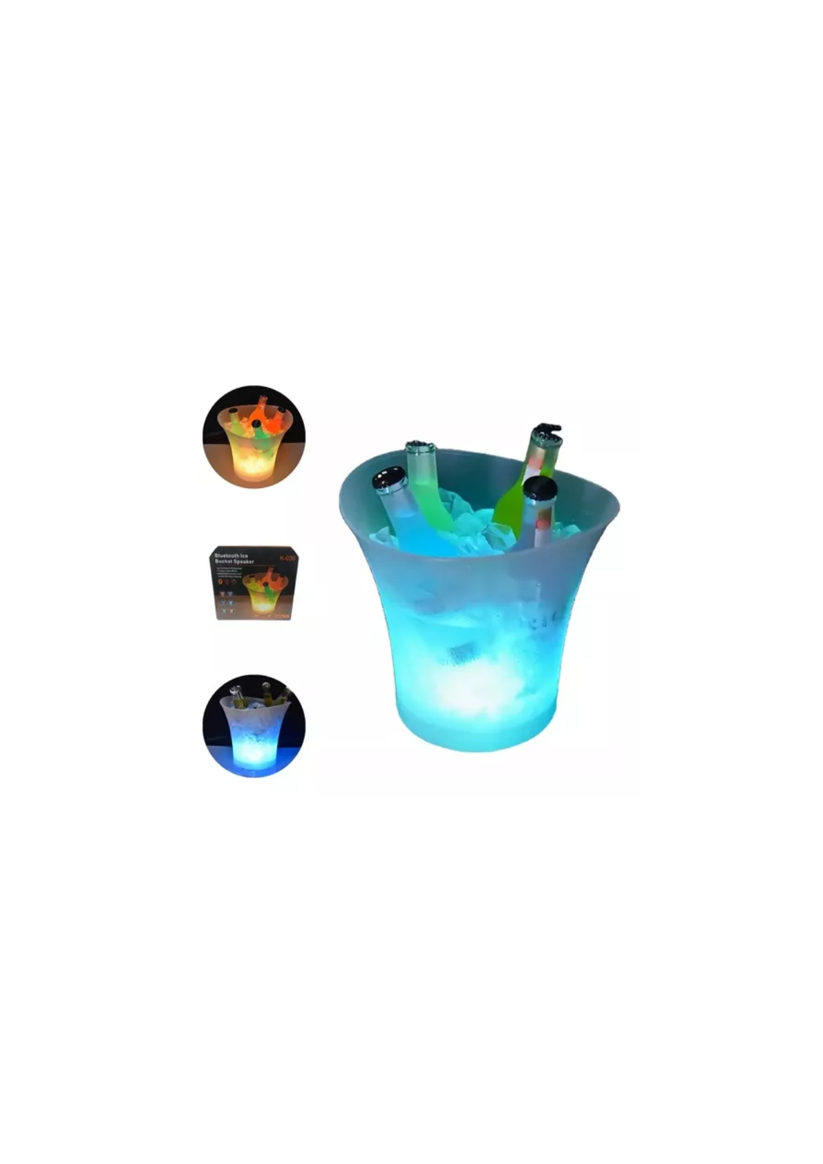PARLANTE Y LUCES BLUETOOTH GOSHGG LED BAR HIELA PARLANTE 5L - 3