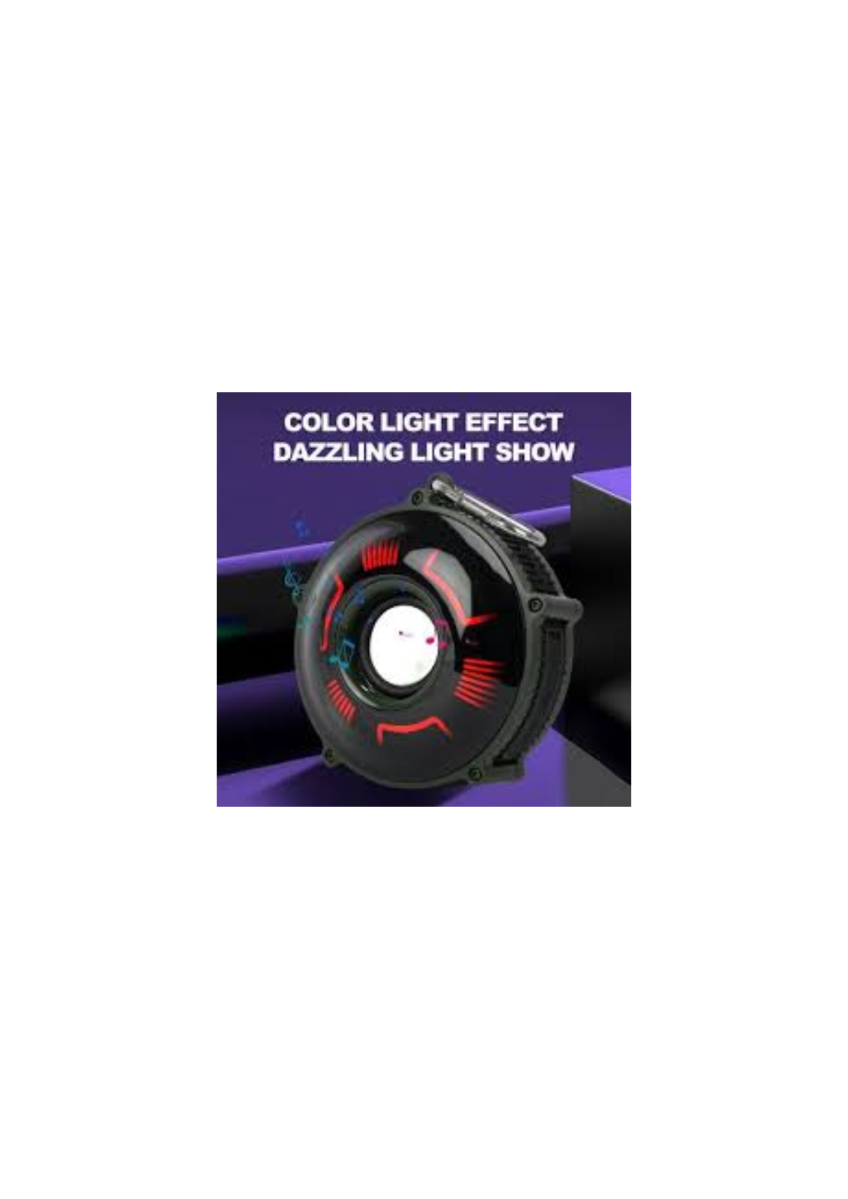 PARLANTE PORTATIL BLUETOOTH BLACK MUSIC RGB - 5