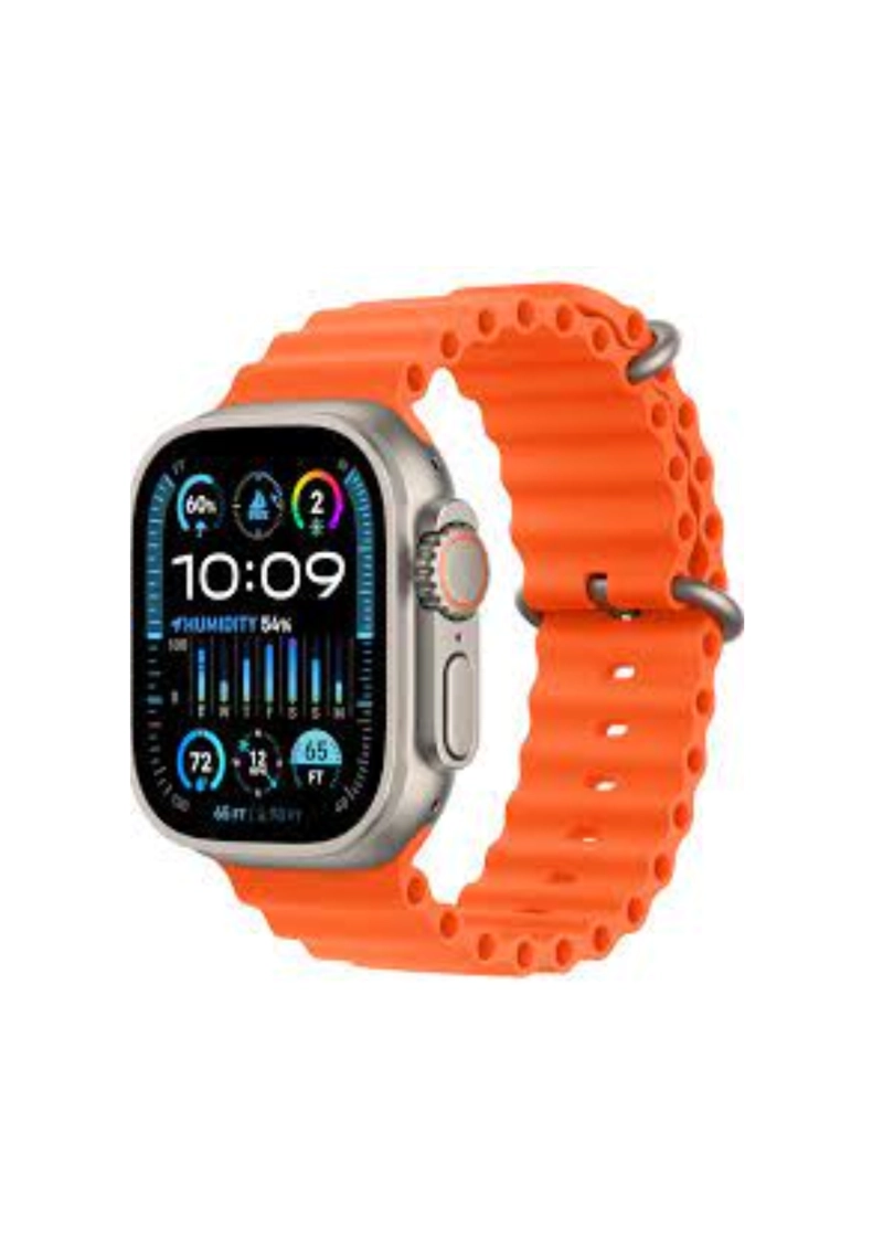 RELOJ INTELIGENTE SMARTWATCH + 3 CORREAS ULTRA 2 + AUDIFONOS Naranja - 4