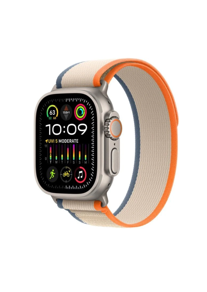 RELOJ INTELIGENTE SMARTWATCH + 3 CORREAS ULTRA 2 + AUDIFONOS Naranja - 5