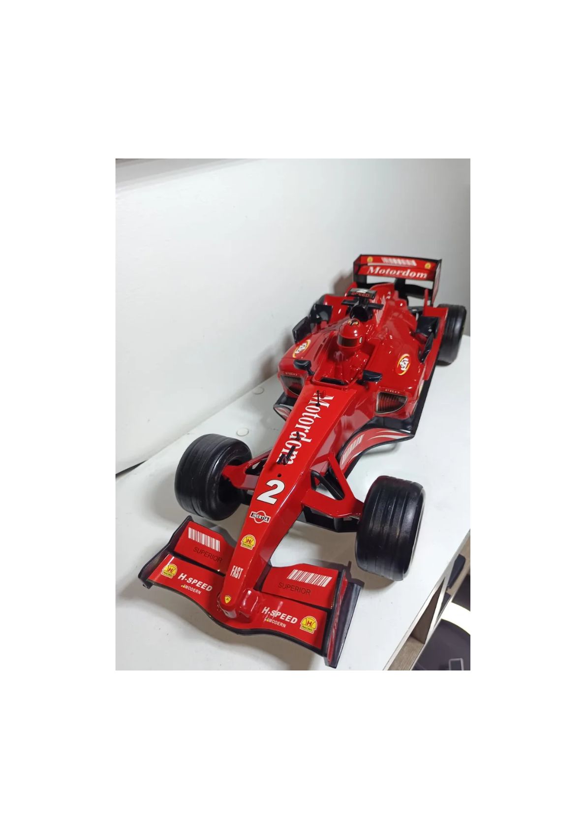 AUTO FORMULA 1 DE JUGUETE A FRICCION CON SONIDO REALISTA FORMULA 1 ROJO - 3