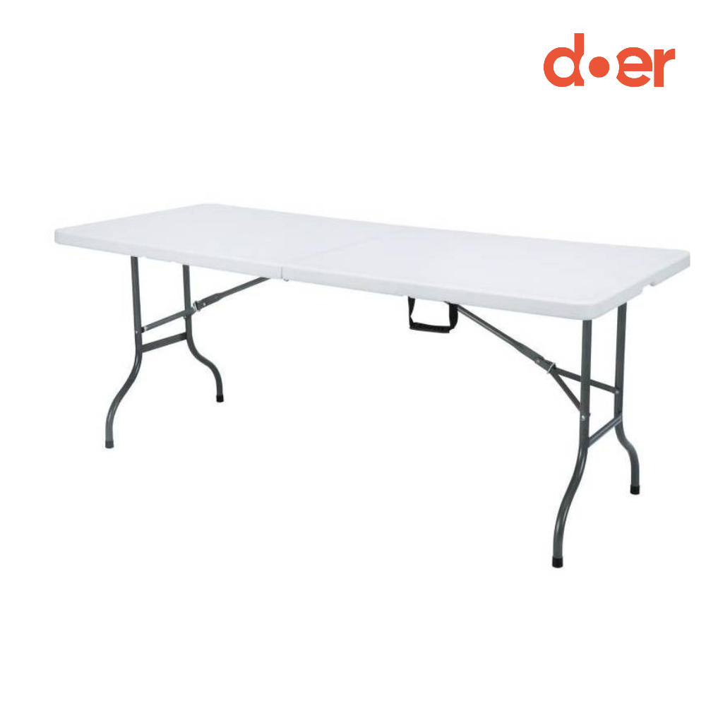MESA PLEGABLE FOLDAWAY TIPO MALETA 180X74CMS - 8