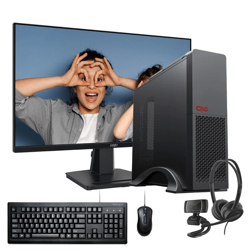 PC MINI HYPERPC.CL RADEON GRAPHICS + MONITOR 24 + PERIF AMD RYZEN 5 5600GT 16GB 500GB VEGA WIFI - 1