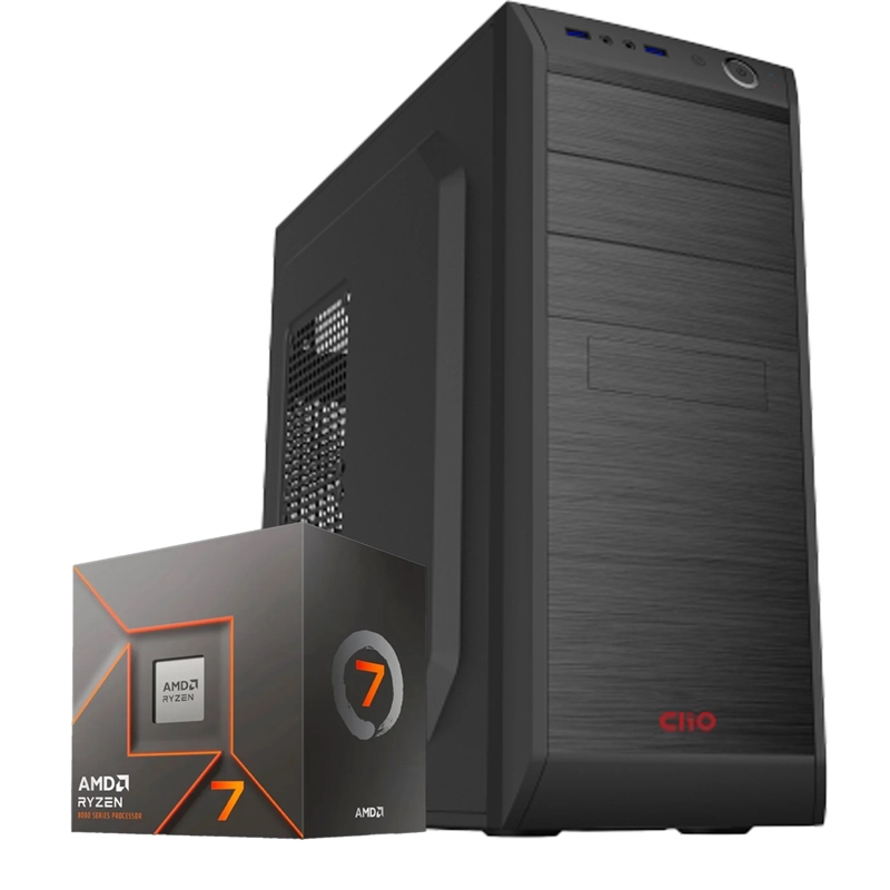 PC OFICINA AMD RYZEN 7 8700G 16GB 500GB RADEON 780M WIFI - 1