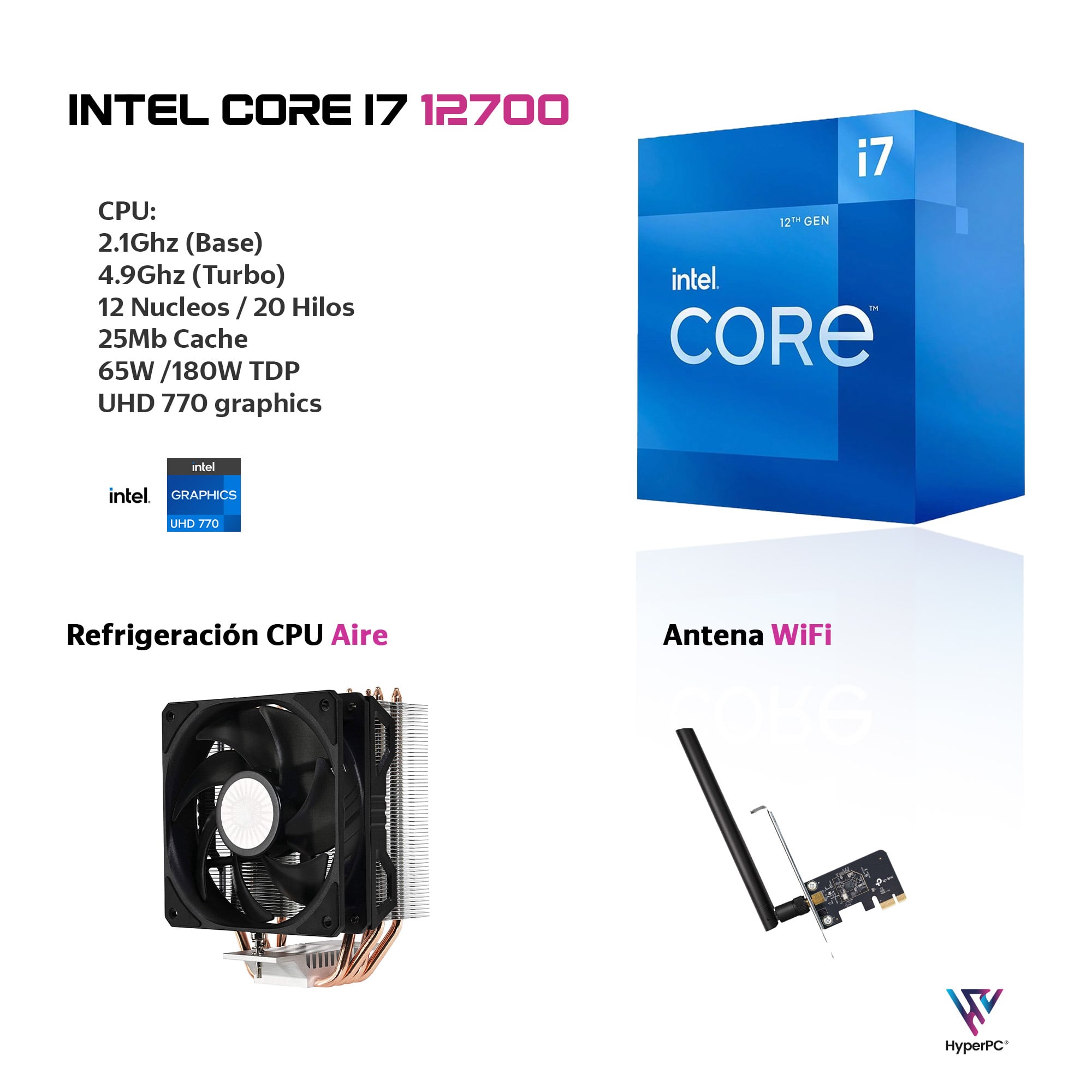 PC WORKSTATION AUDIO ULTRA INTEL CORE I7 12700 128GB DDR5 2TB UHD 770 - 2
