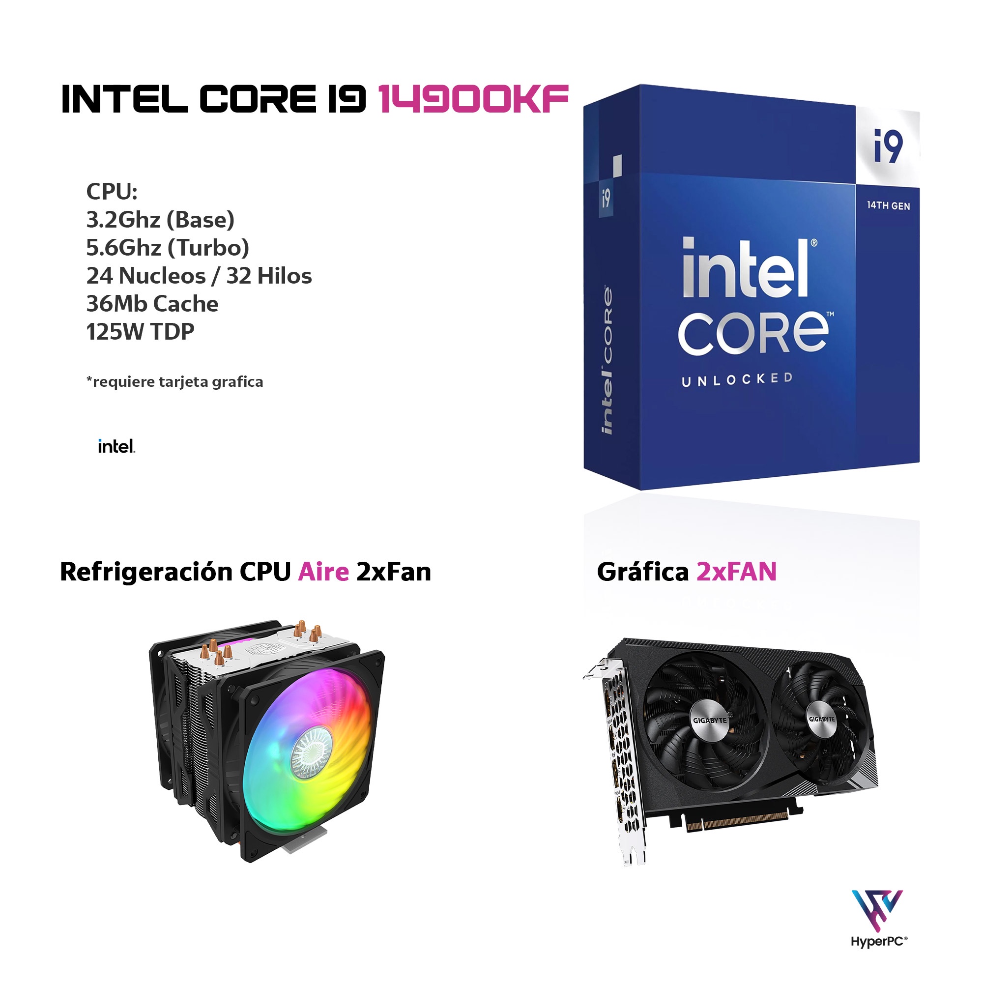 PC WORKSTATION FOTO ULTRA INTEL CORE I9 14900KF 32GB DDR5 2+2TB RTX 3050 - 3