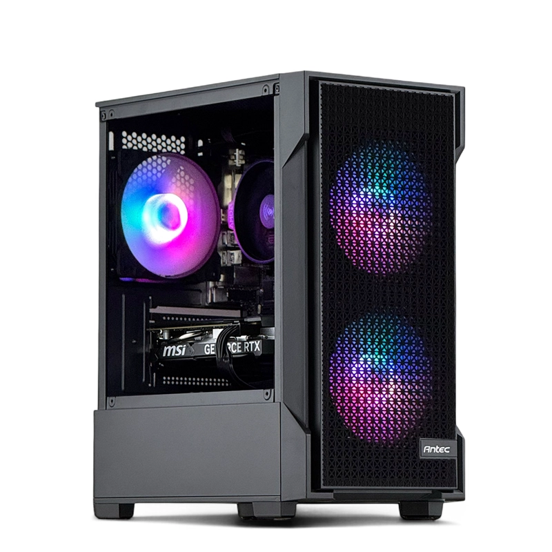 PC GAMER + MONITOR 24 + PERIF: AMD RYZEN 5 8400 32GB 2TB RTX 3050 - 2