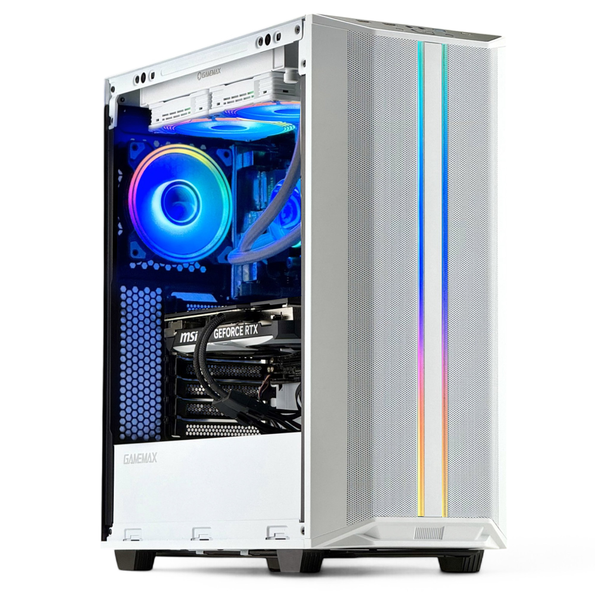 PC GAMER BLANCO INTEL CORE I5 12400 32GB DDR5 1TB RTX 5060 TI WIFI - 1